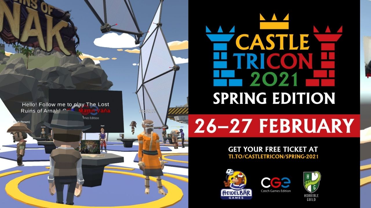 Castle Tricon 2021! Yuk Main Bareng di Pameran Board Game Dunia Virtual